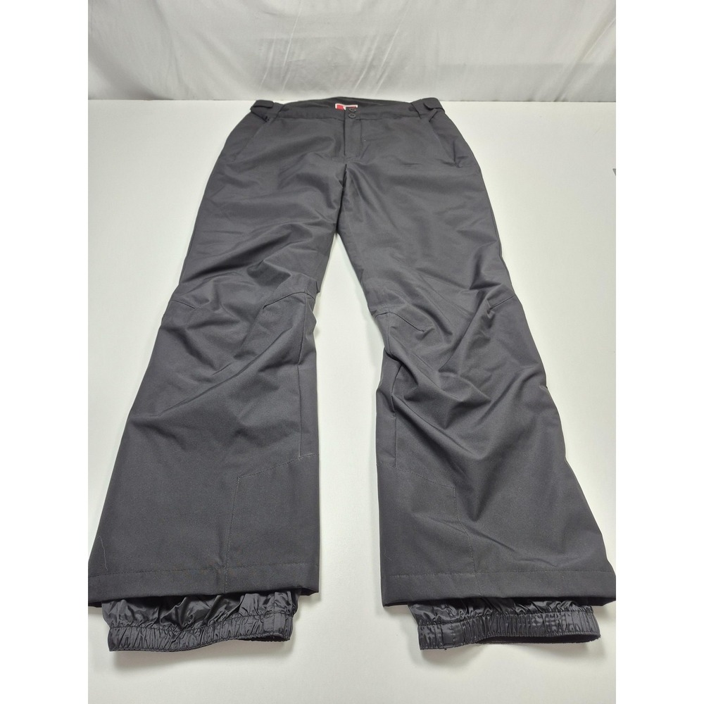 Rossignol Snow Pants Mens Large Black Insulated Ski Winter Polyester Lined